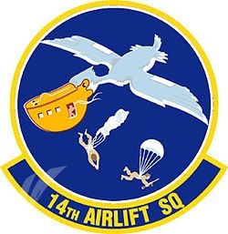 14th airlift squadron 1940 patch