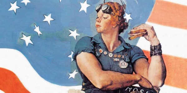 Norman Rockwell's "Rosie the Riveter"