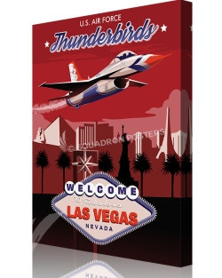 canvas feature - Thunderbirds Vegas 16x20 SP00474