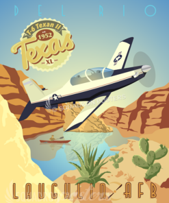 Laughlin AFB T-6 Texan II poster art