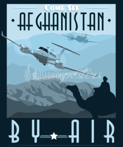 Come See Afghanistan MC-12 Liberty poster