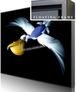 14th AS Charleston AFB Mural - Mascot-Color SP01404-featured-canvas-framed-aircraft-lithograph-art