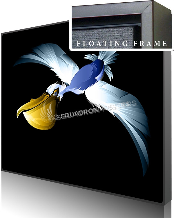 14th AS Charleston AFB Mural - Mascot-Color SP01404-featured-canvas-framed-aircraft-lithograph-art