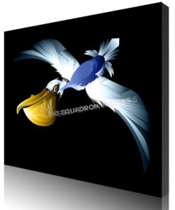 14th AS Charleston AFB Mural - Mascot-Color SP01404-featured-canvas-lithograph-art