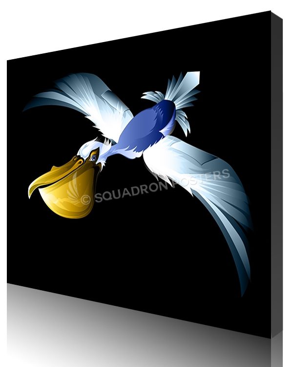 14th AS Charleston AFB Mural - Mascot-Color SP01404-featured-canvas-lithograph-art