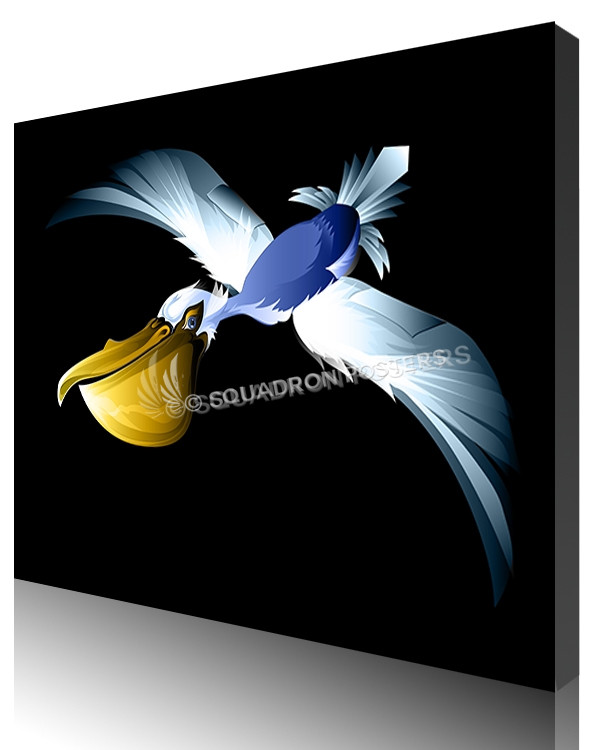 14th AS Charleston AFB Mural - Mascot-Color SP01404-featured-canvas-lithograph-art