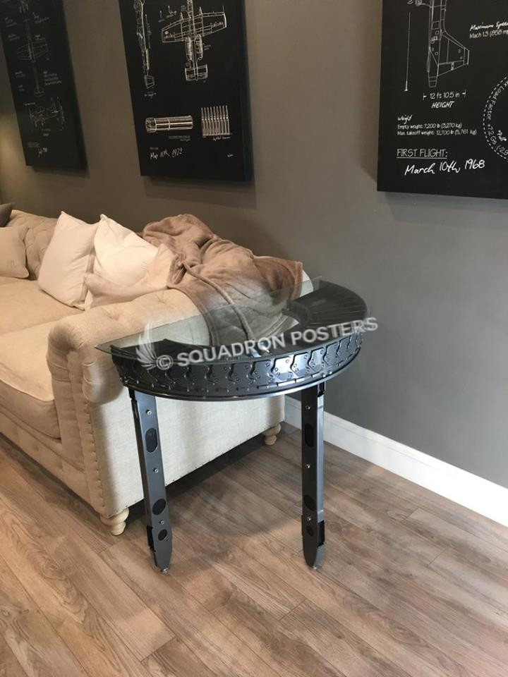 Squadron Bar - "Altitude Relics" Custom F-4 Phantom Jet Engine Tables