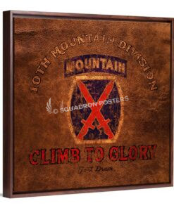 10th Mountain Division Bomber Jacket Art