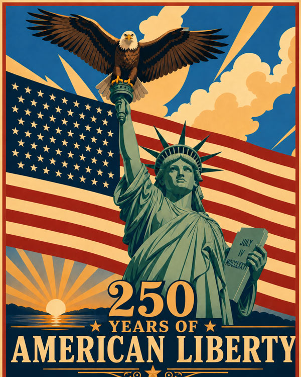 250 Years of American Liberty Art by Squadron Posters!