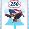 250 Years America Bald Eagle Art