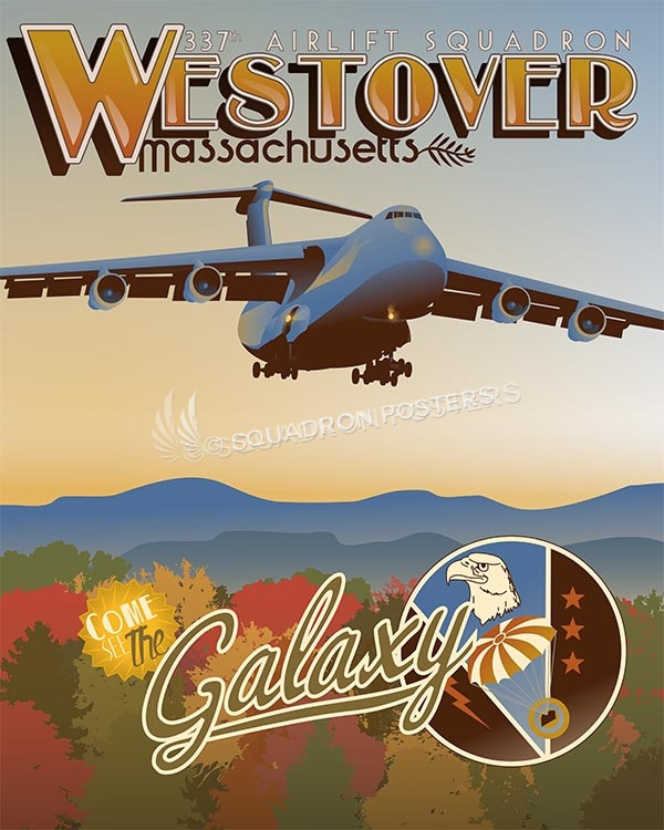 337th C-5 SP00543 military poster art print gift