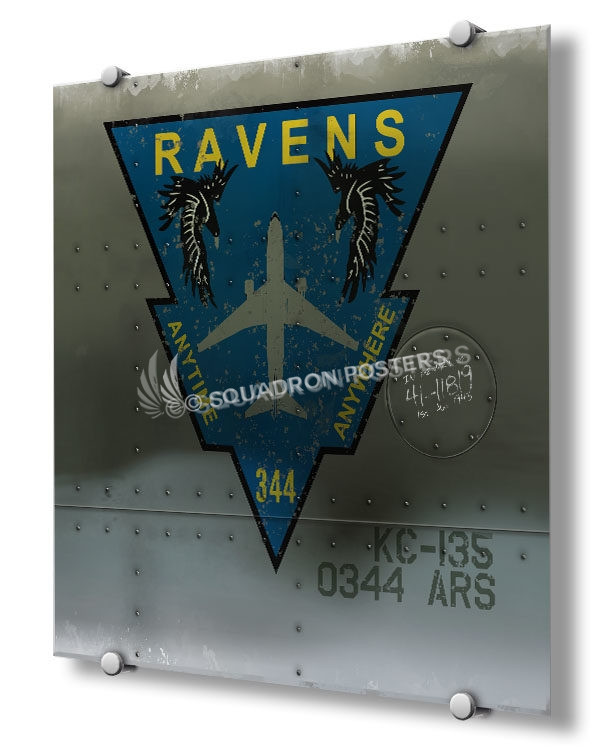 344th Air Refueling Squadron Nose Art Squadron Posters
