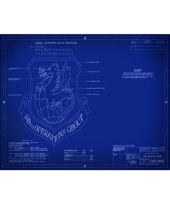 349th OG Shield Heraldry Blueprint 20x16 FINAL Sam Beaty SPN416718cMFEAT-jet-black-aircraft-lithograph