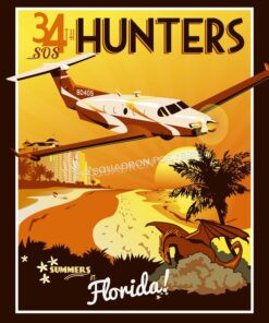 Hurlburt Field 34th SOS 34sos_sp01191-featured-aircraft-lithograph-vintage-airplane-poster-art