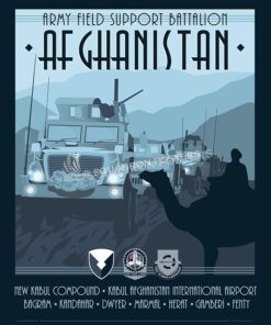 Come See Afghanistan 401st AFSB Art by - Squadron Posters!