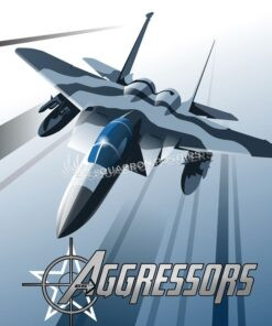 65_Aggressors_SP00882-featured-aircraft-lithograph-vintage-airplane-poster-art