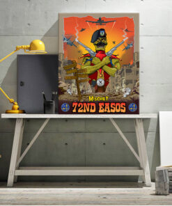 72d Expeditionary Air Support Operations Squadron vintage style military aviation canvas art by Squadron Posters SP01531