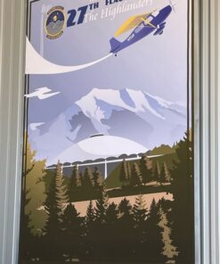 86x56 wall cling by - Squadron Posters!