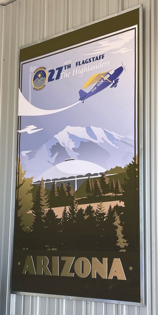 86x56 wall cling by - Squadron Posters!