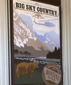 86x56 wall cling by - Squadron Posters!