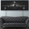 Tinker AFB 960 AACS Jet Black Lithograph Tinker AFB 960 AACS Jet Black Lithograph