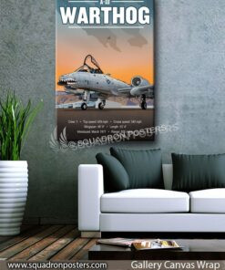 A-10_parked_SP01050-squadron-posters-vintage-canvas-wrap-aviation-prints