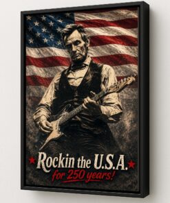Abraham Lincoln Rockin the USA 250 years