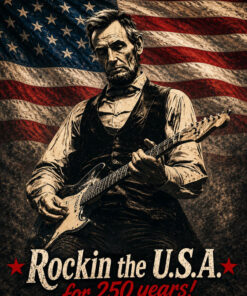 Abraham Lincoln Rockin the USA 250 years