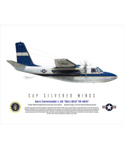 Aero Commander L-26 55-4647 Art