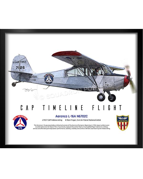 Aeronca L-16A N6702C Squadron Posters - Main Image