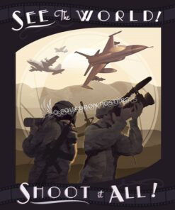 Afghanistan - Combat Camera poster art by - Squadron Posters!