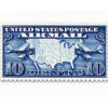 Air Mail 10 Cents Stamp Poster Art Air Mail 10 Cents Stamp Poster Art