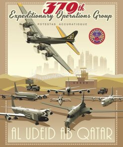 Al Udeid B-17 379 EOG SP00523-vintage-military-aviation-travel-poster-art-print-gift
