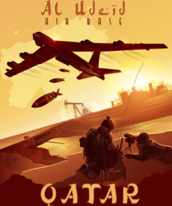 Al Udeid B-52 poster art