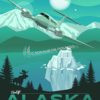 Alaska C-12 SP00453-vintage-military-aviation-travel-poster-art-print-gift