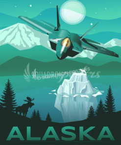 Alaska F-22 Raptor poster