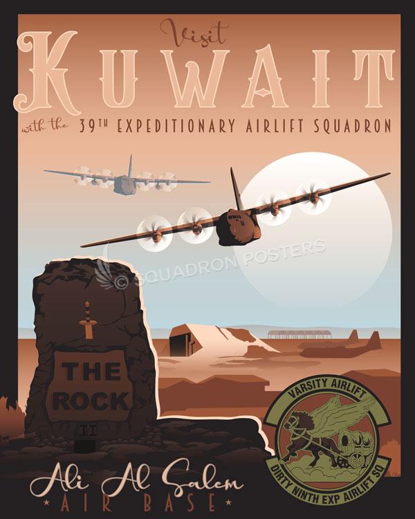 Ali Al Salem AB 39th EAS Art by Squadron Posters!