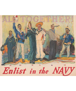 All Together Enlist in the Navy Historic Art