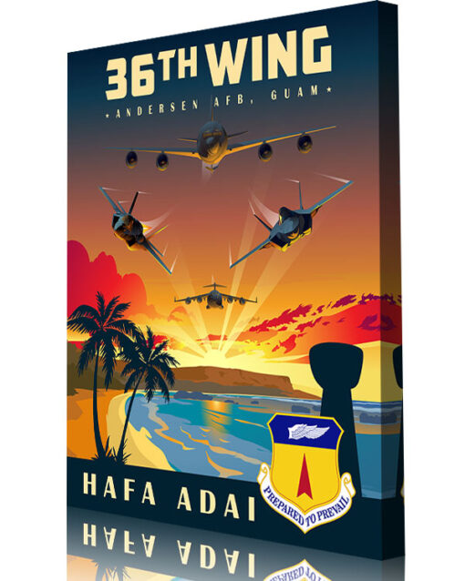 Andersen AFB Guam 36th Wing Art - Squadron Posters