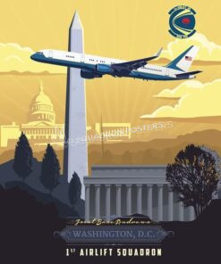 Andrews AFB 1st Airlift Squadron poster art