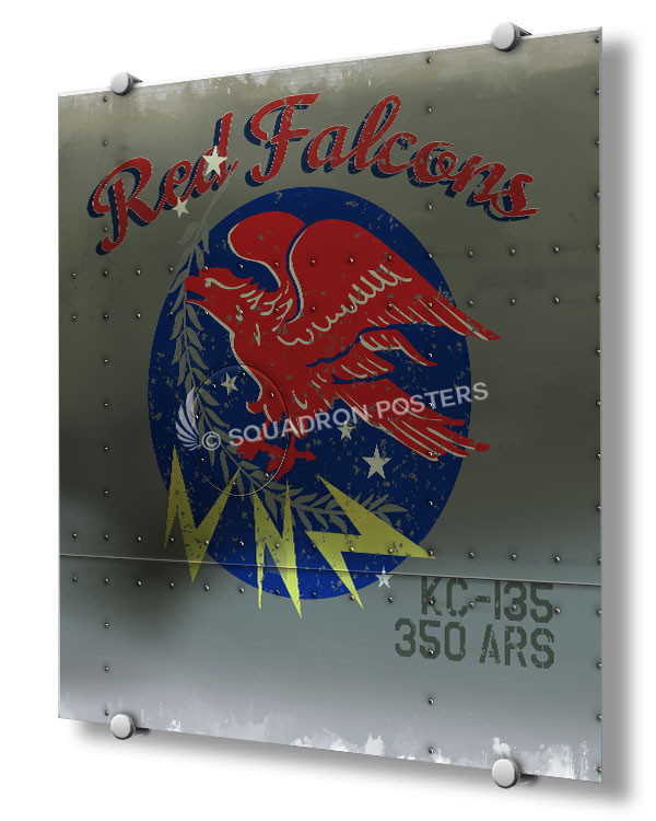 350th Air Refueling Squadron “Red Falcons” Nose Art