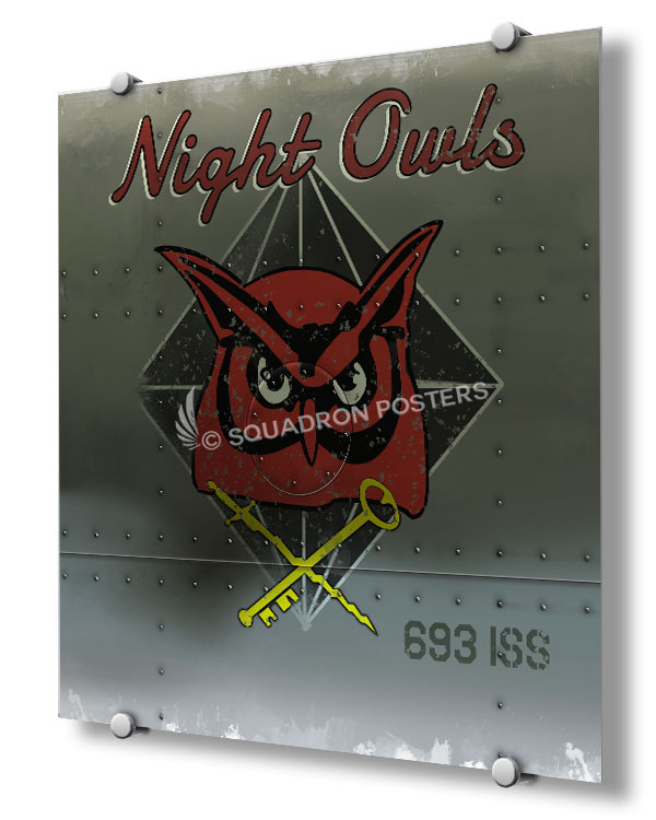 693d Intelligence Support Squadron Nose Art Squadron Posters