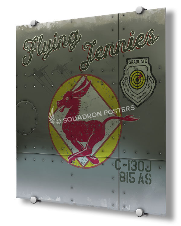 815th AS Weapons School Nose Art Squadron Posters