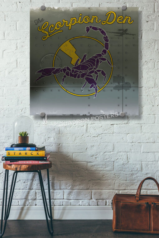 552nd ACNS Scorpion Den Nose Art – Squadron Posters