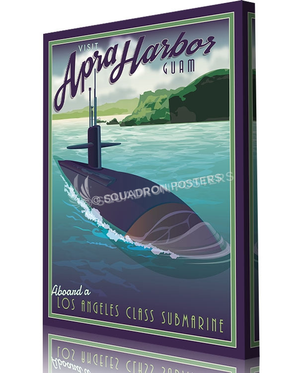 Apra_Harbor_Guam_Sub_SP00921-sub-prints-posters-vintage-art