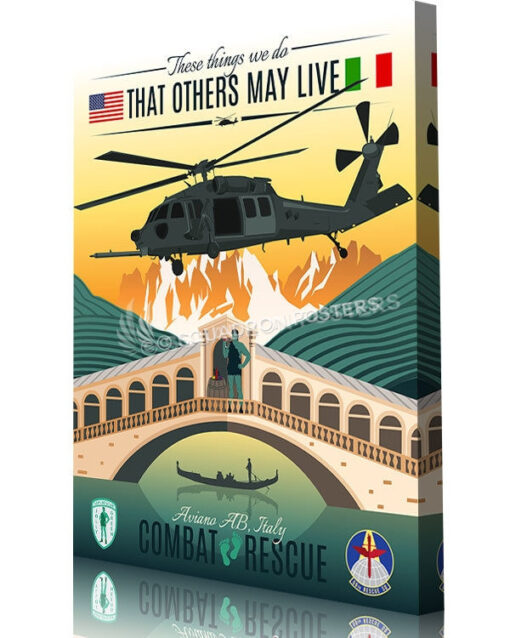 Aviano AB 56th Rescue Squadron - Squadron Posters
