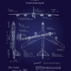 B-52 Blueprint Art B-52 Blueprint Art