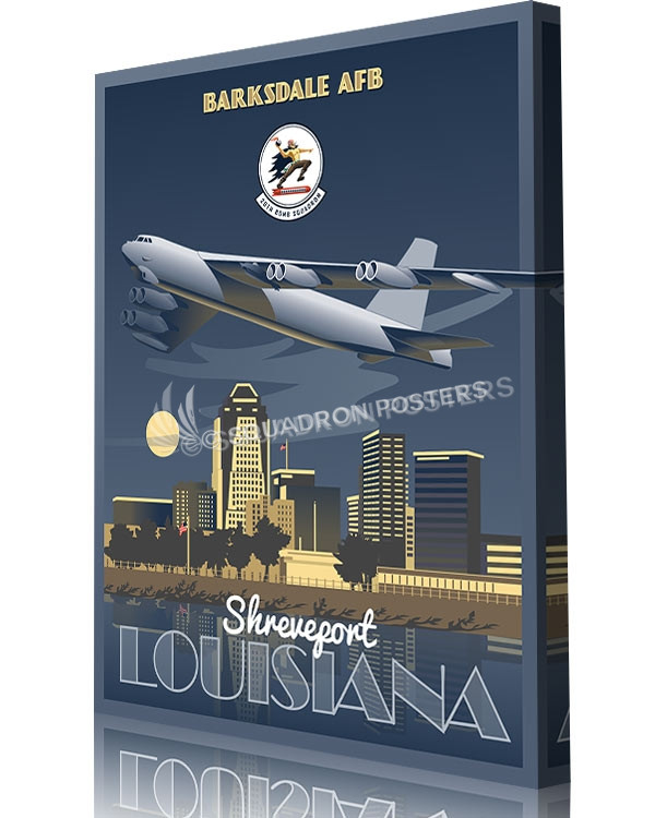Barksdale_AFB_Louisiana_B-52_20th_Bomb_Sq_SP00796-aircraft-prints-posters-vintage-art