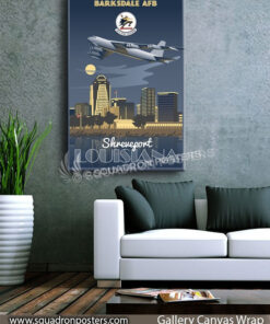 Barksdale_AFB_Louisiana_B-52_20th_Bomb_Sq_SP00796-squadron-posters-vintage-canvas-wrap-aviation-prints