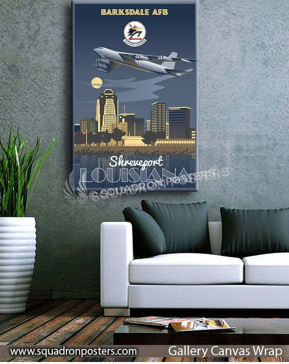 Barksdale_AFB_Louisiana_B-52_20th_Bomb_Sq_SP00796-squadron-posters-vintage-canvas-wrap-aviation-prints